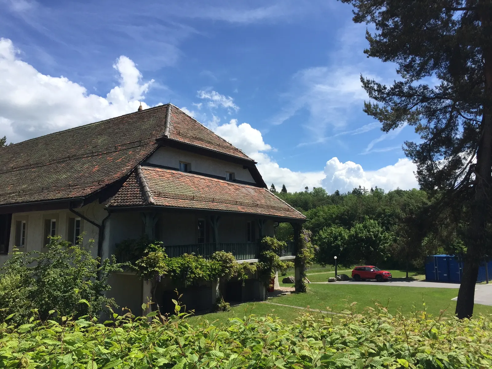 La Ferme building on the EHL campus in Lausanne
