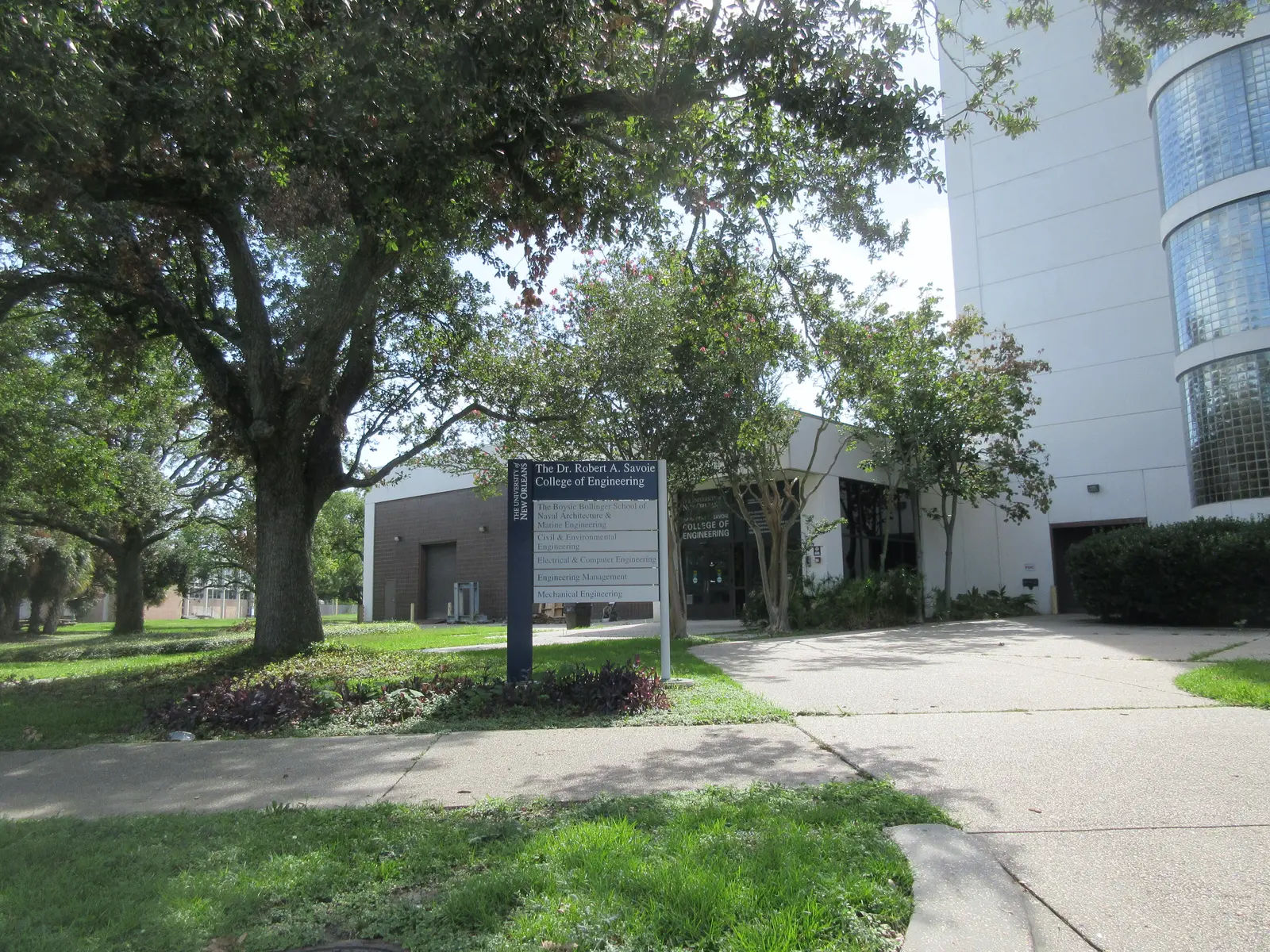 LSU New Orleans campus, formerly the University of New Orleans