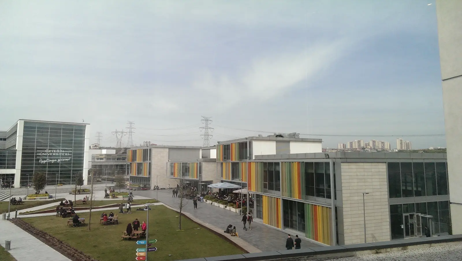 Özyeğin University campus buildings in Istanbul