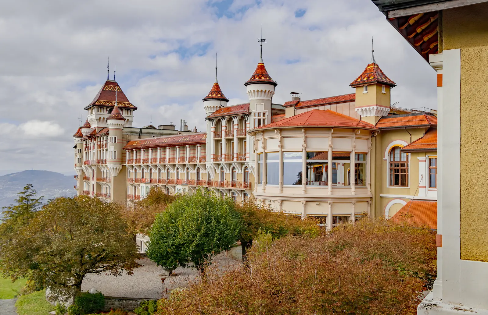 Caux Palace building housing the Swiss Hotel Management School, Caux campus
