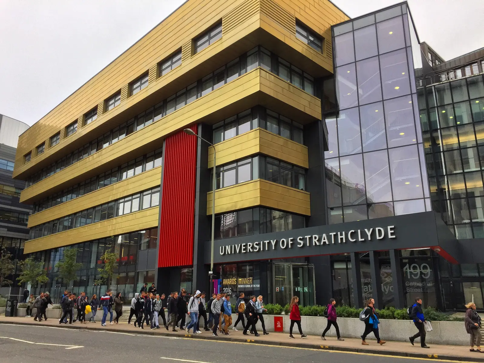 Main building of Strathclyde Business School, University of Strathclyde